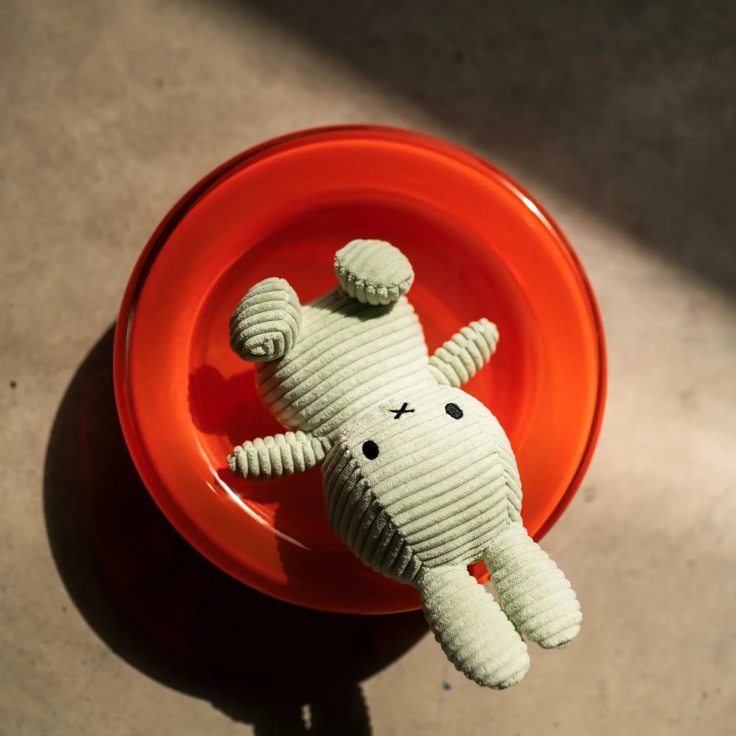 Miffy Corduroy Eco Fresh Mint 23cm