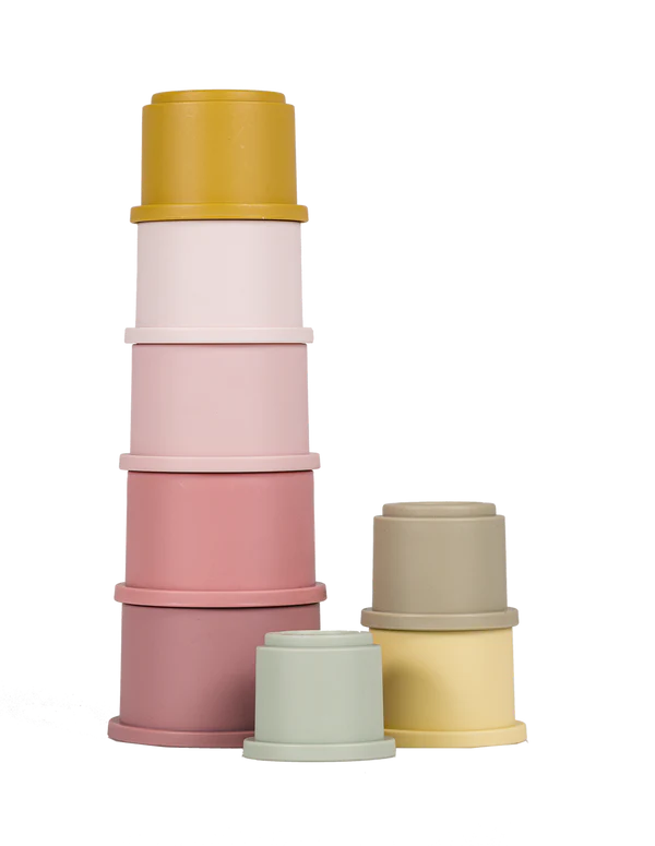 Little Dutch Stacking Cups- Pink