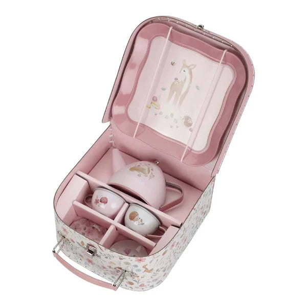 Little Dutch Fairy Garden Tea Set In Suitcase