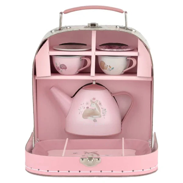 Little Dutch Fairy Garden Tea Set In Suitcase