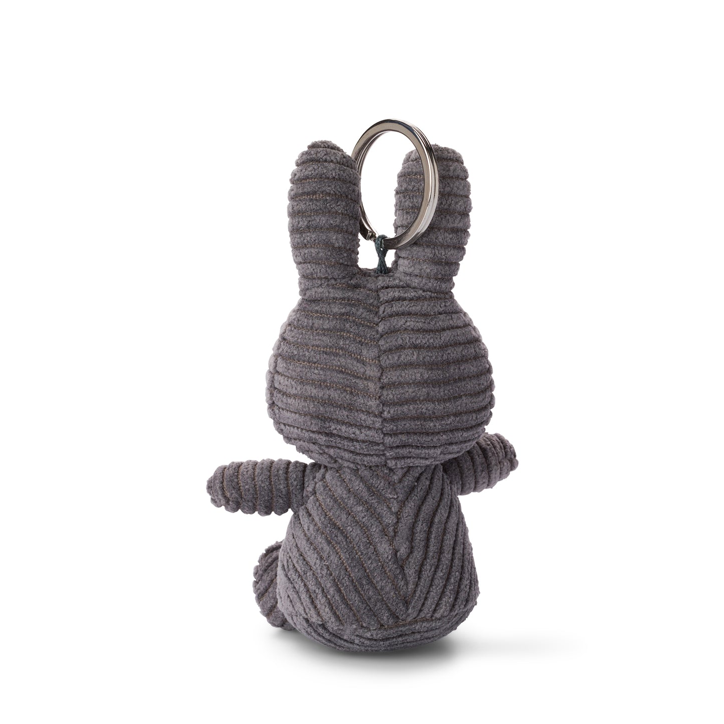 Miffy Corduroy Eco Grey Keyring- 10cm