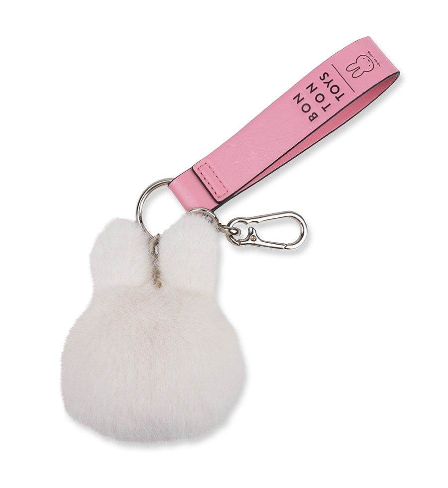 Miffy Eco Fuzzy Cream Bag Charm 11cm