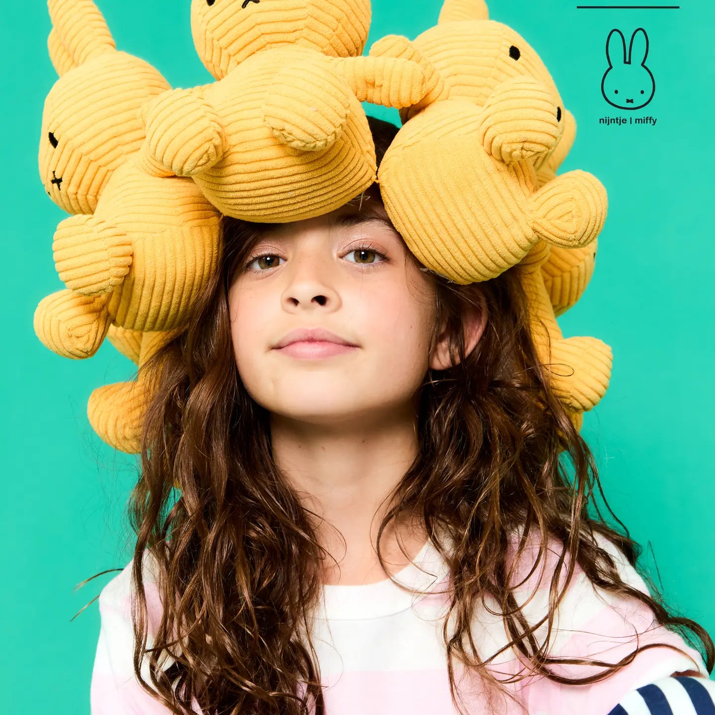 Miffy Corduroy Eco Yellow 23cm- 33cm