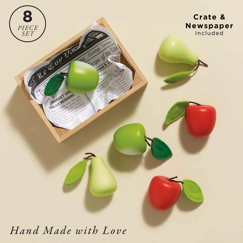Le Toy Van Orchard Fruits Wooden Market Crate