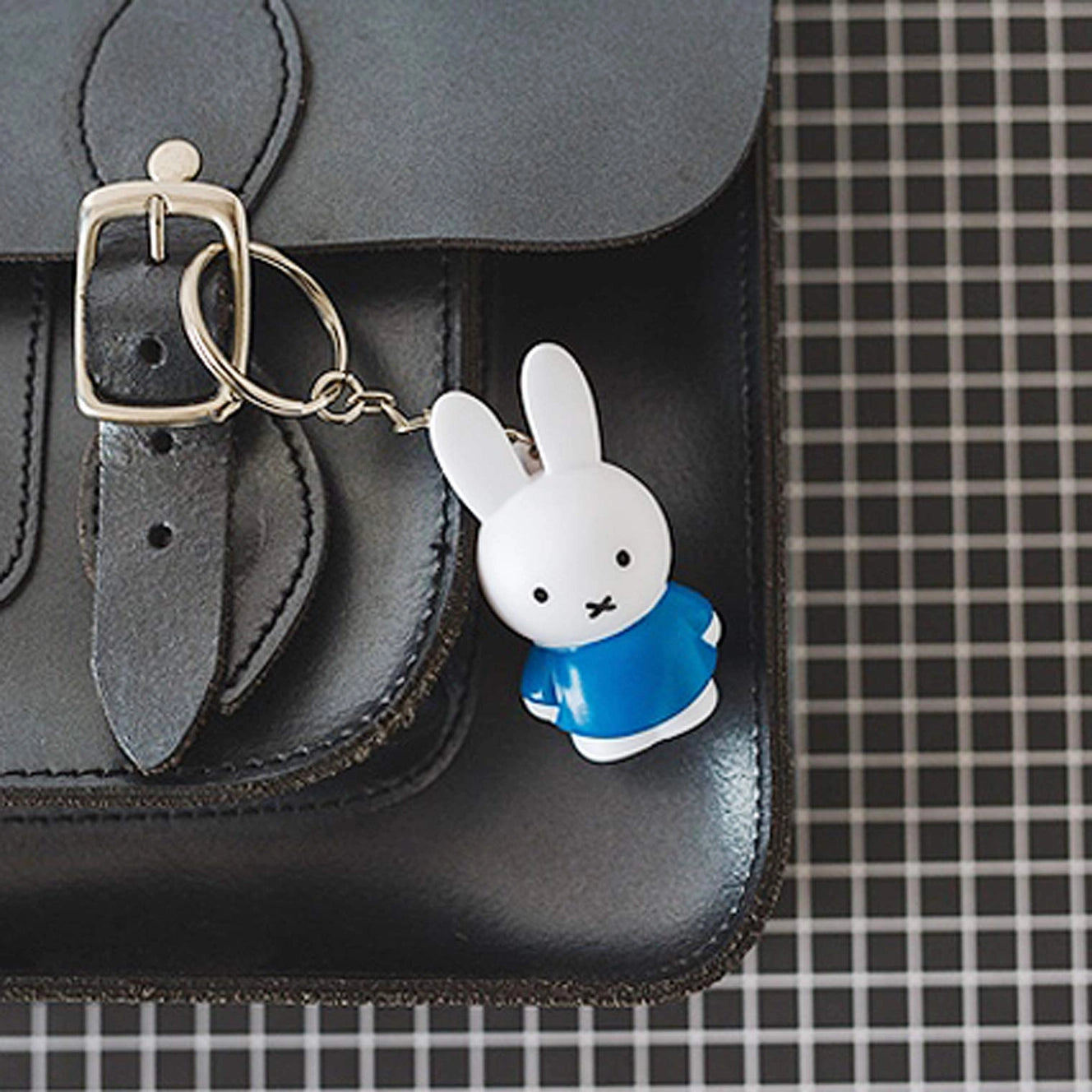 Miffy Classic Keyring Blue- 6cm