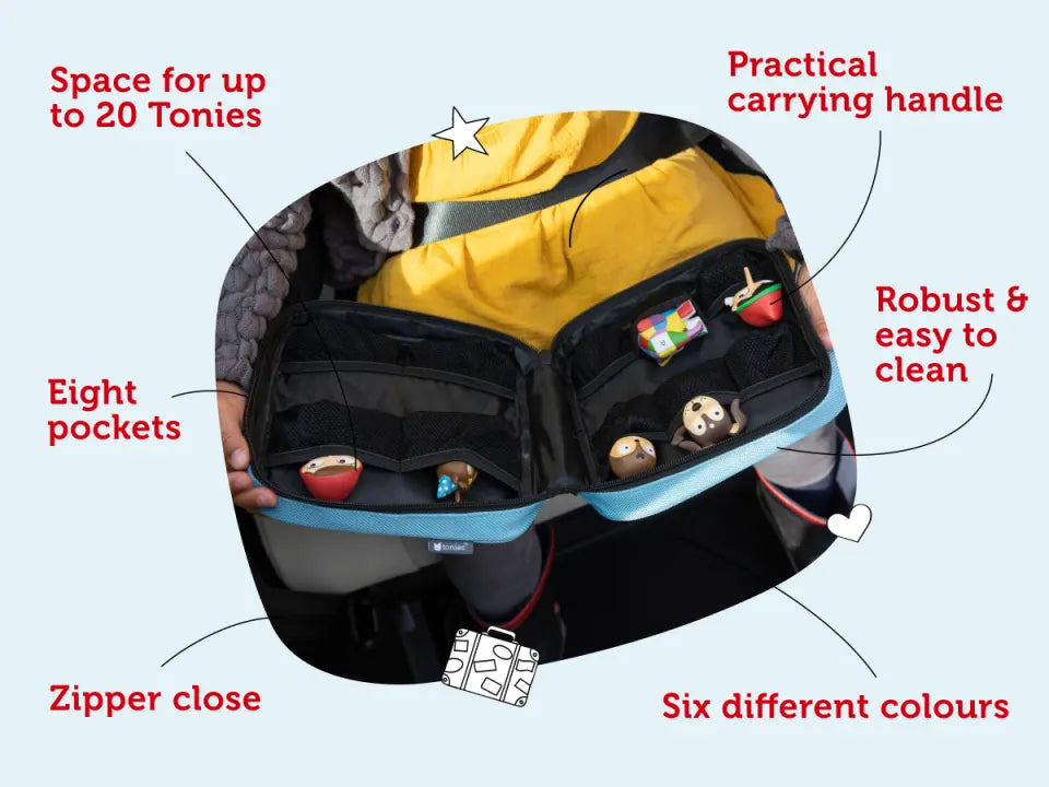 Tonies- Light Blue Carry Case