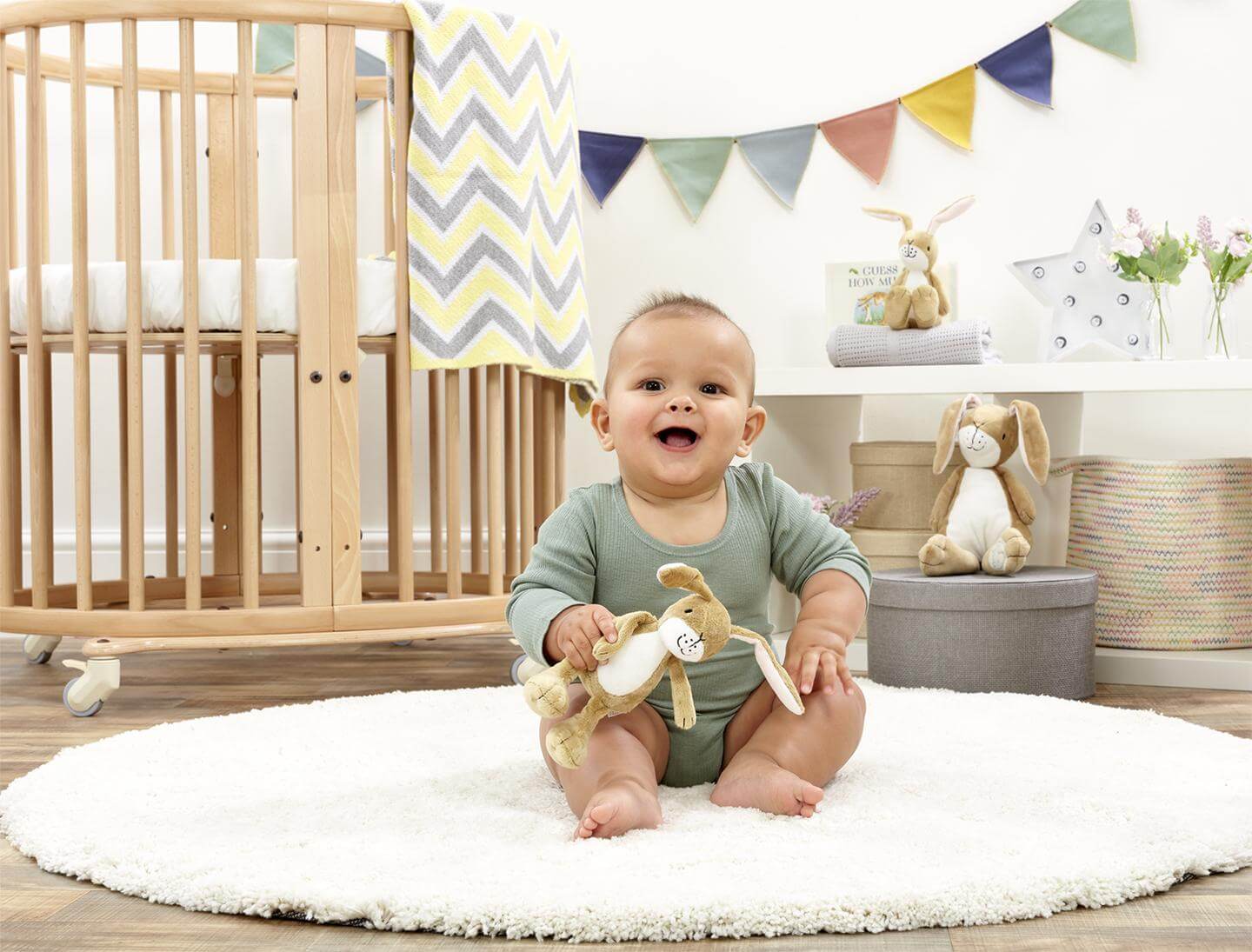 Rainbow Designs Guess How Much I Love You Little Nutbrown Hare Rattle