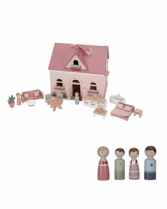 Little Dutch Small Dollhouse + Figures Bundle