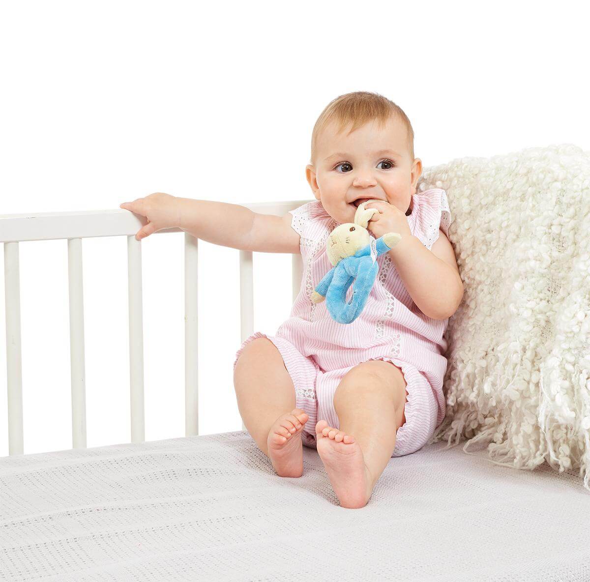 Rainbow Designs Peter Rabbit & Flopsy Bunny Ring Rattles