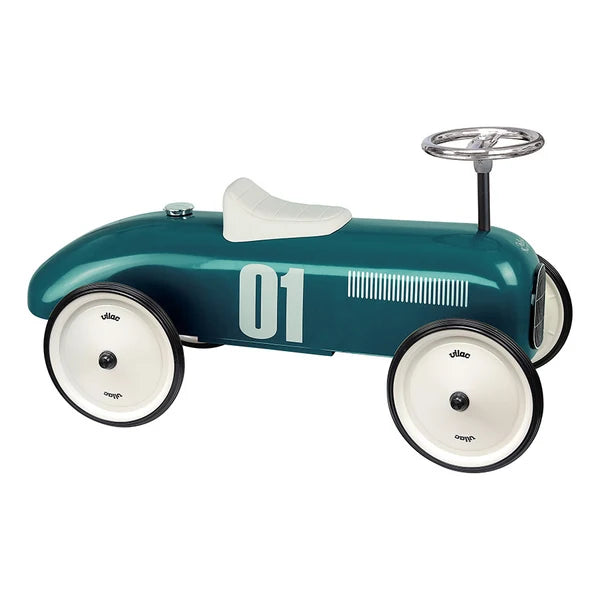 Vilac Vintage Ride-On Car Petrol Blue