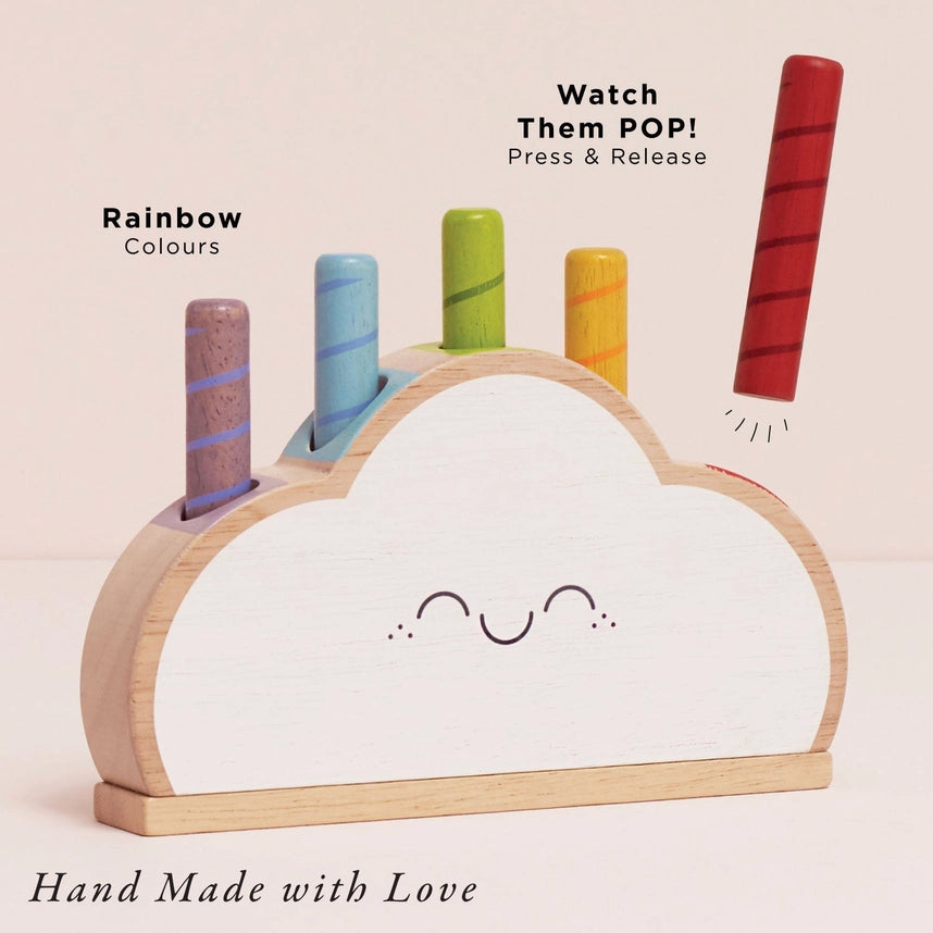 Le Toy Van Rainbow Cloud Pop-Up Toy