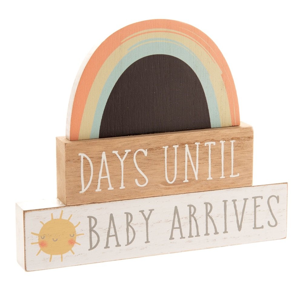 Petit Cheri Countdown Until Baby Arrives Plaque