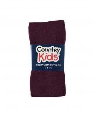 Country Kids Tights Aubergine