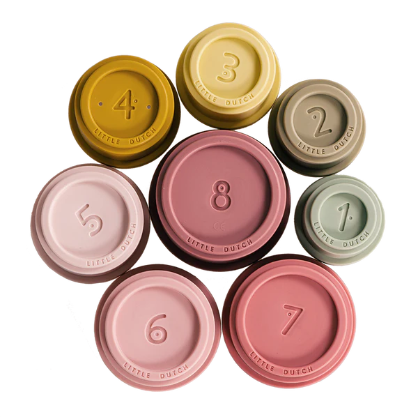 Little Dutch Stacking Cups- Pink
