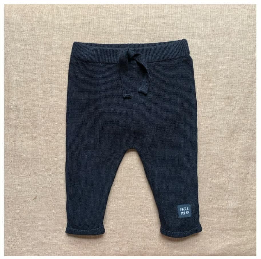 Fable & Bear Knit Jogger Black