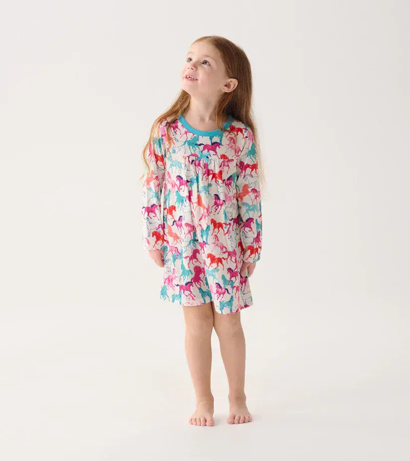 Hatley Girls Pretty Horses Night Gown