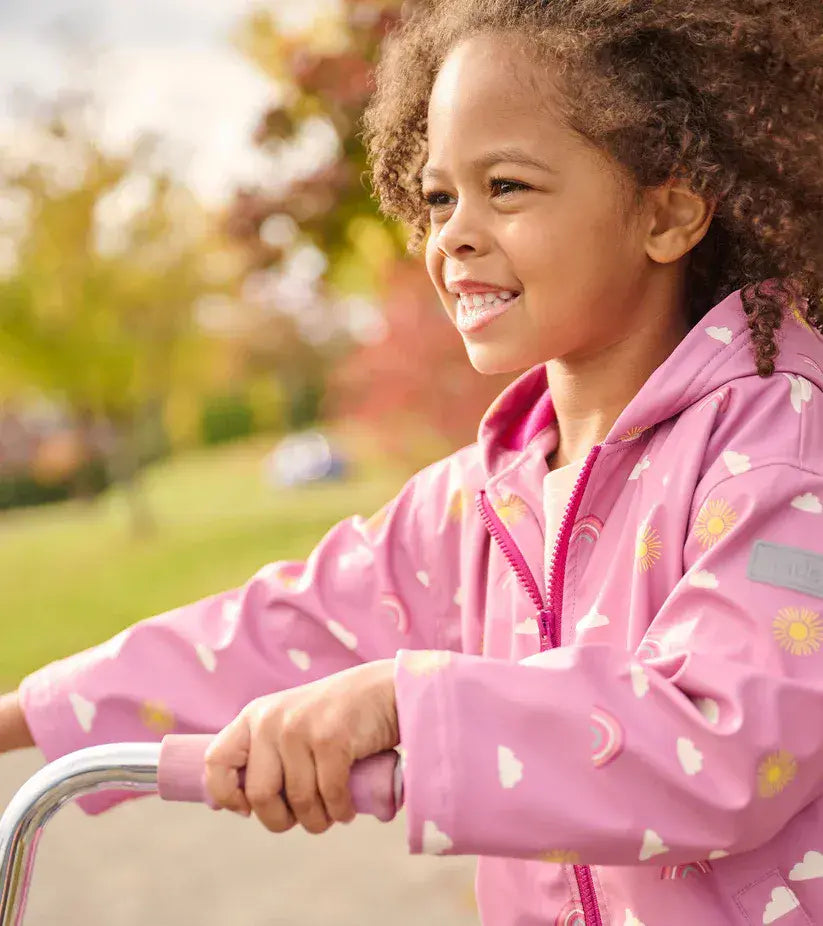 Hatley Sun Charms Zip-Up Rain Jacket