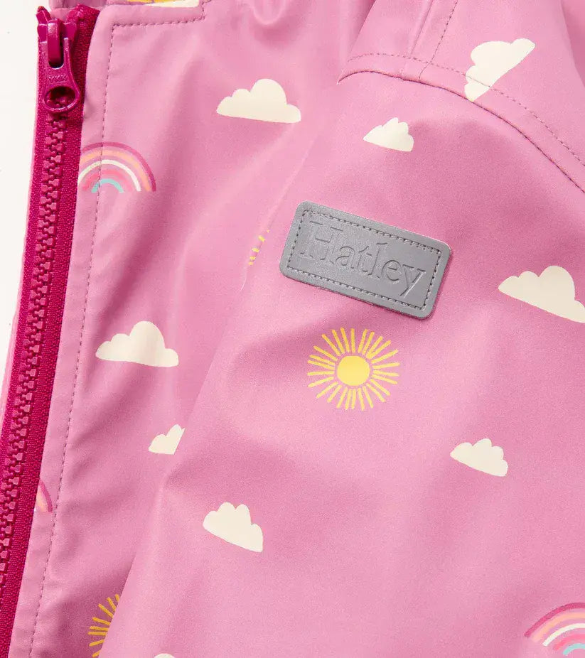 Hatley Sun Charms Zip-Up Rain Jacket