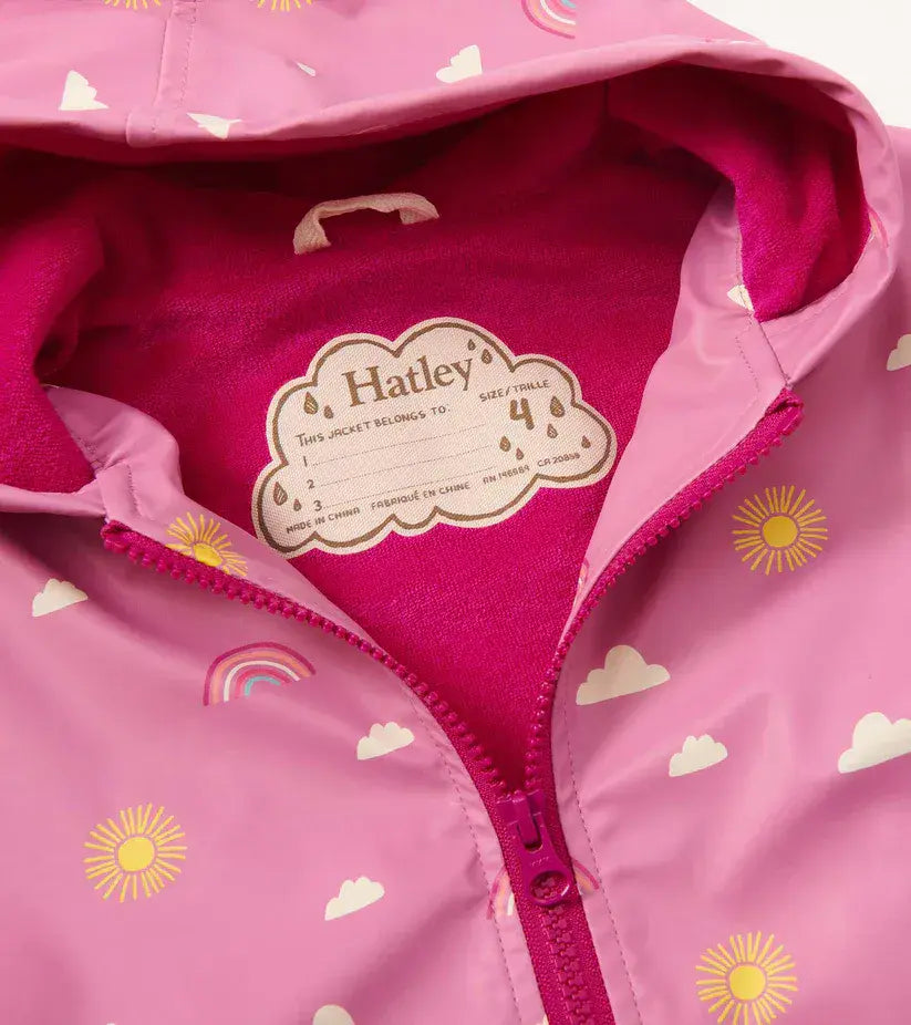 Hatley Sun Charms Zip-Up Rain Jacket