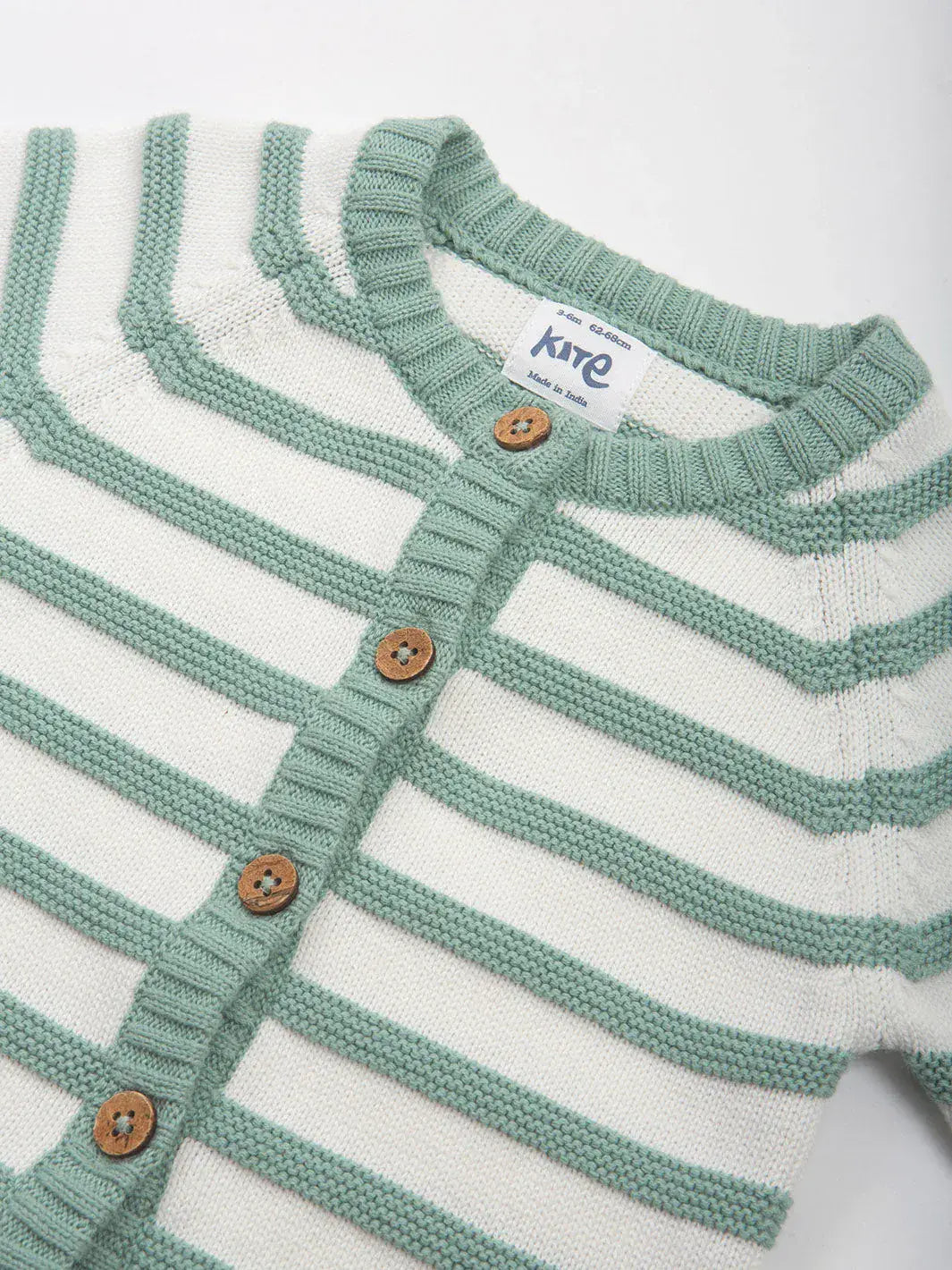 Kite My First Cardi Soft Spruce