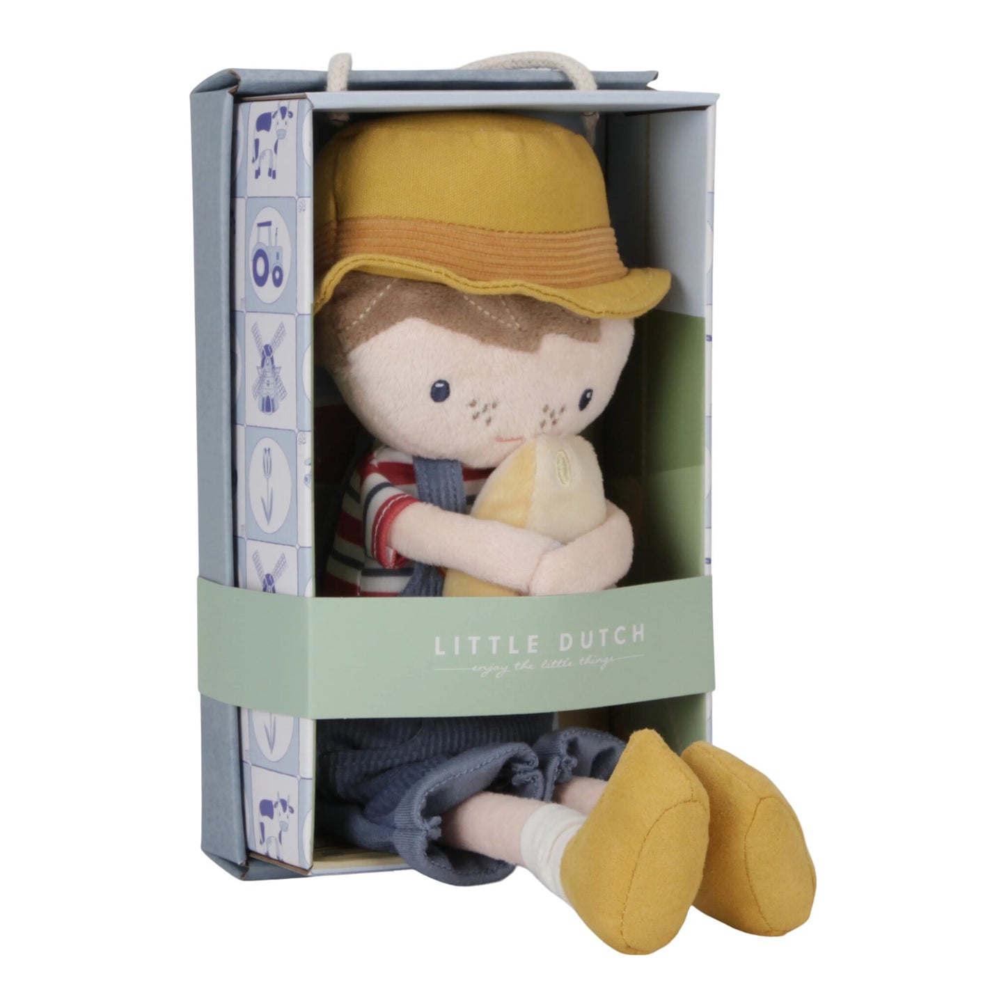 Little Dutch Cuddle Doll Farmer Jim 35cm