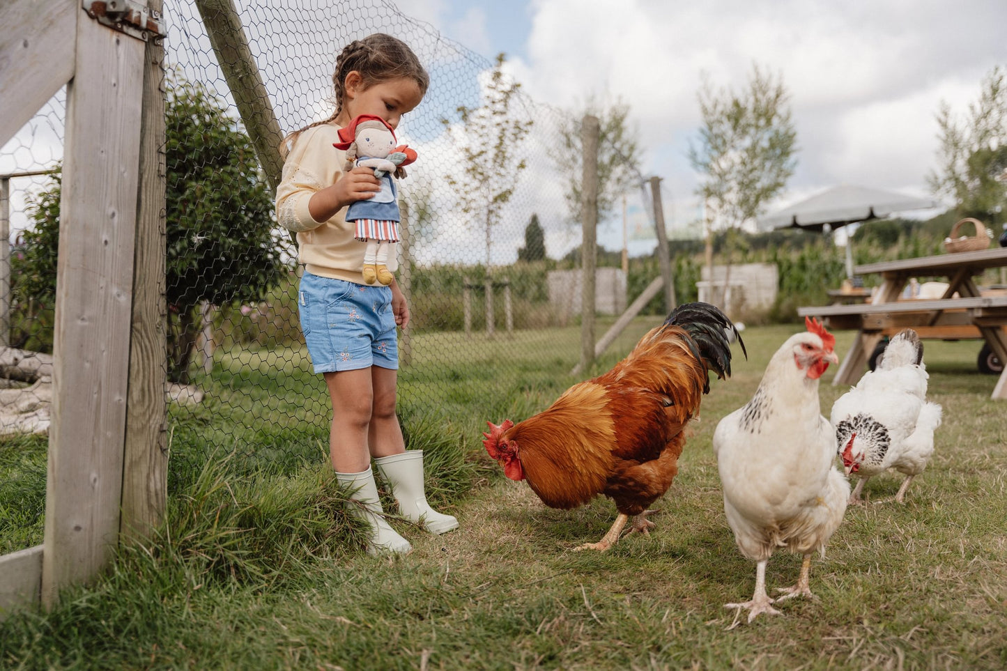 Little Dutch Cuddle Doll- Farmer Rosa 35cm