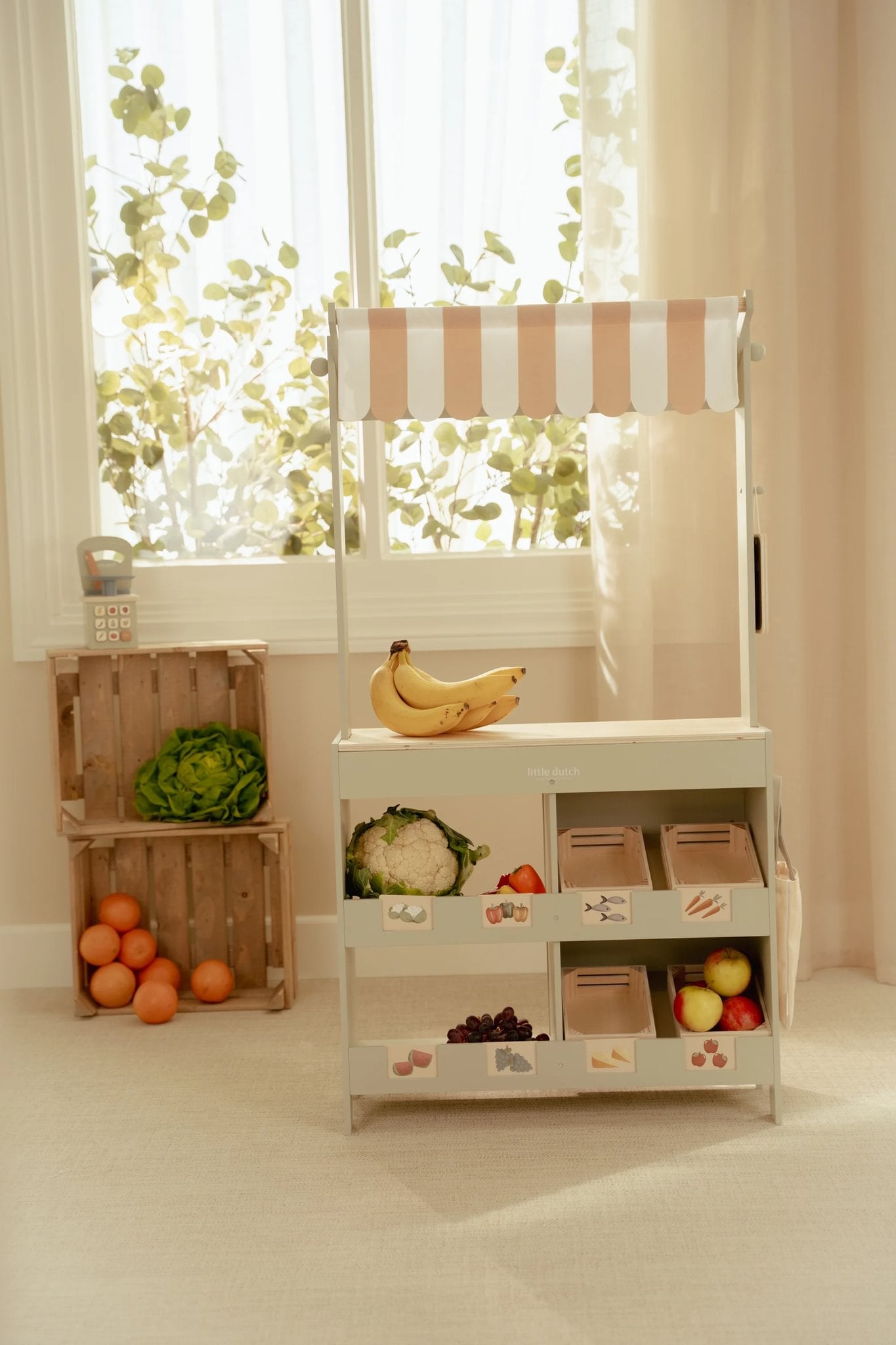 Little Dutch Wooden Market Stall