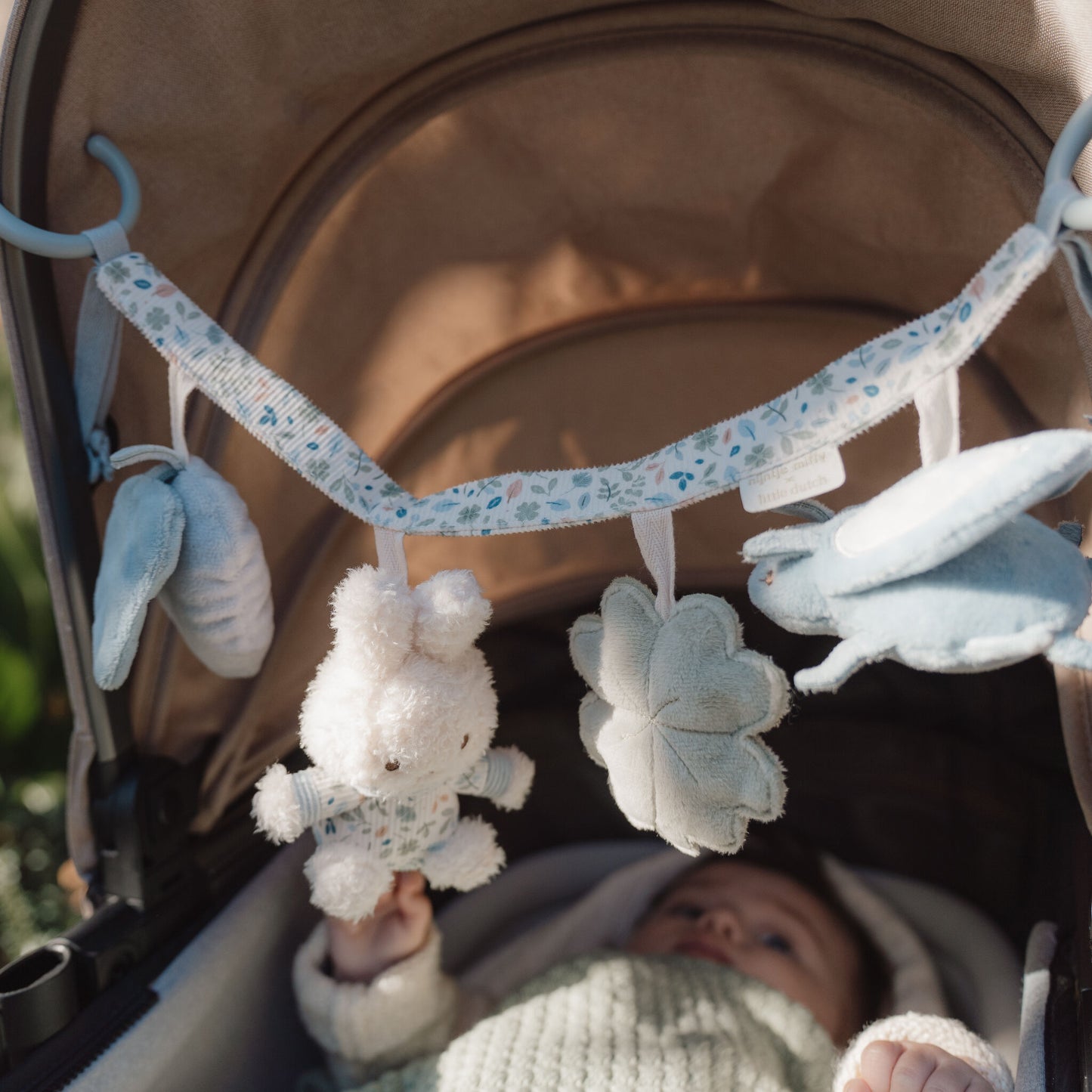 Miffy x Little Dutch Stroller toy chain - Lucky Leaves