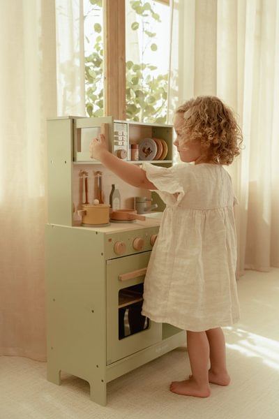 Little Dutch Wooden Play Kitchen Mint