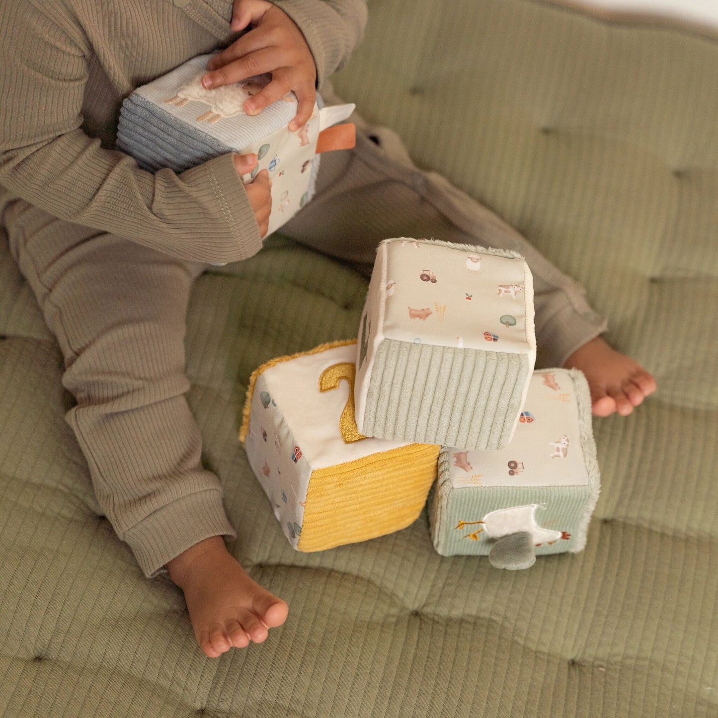 Little Dutch 4 Soft Blocks- Little Farm