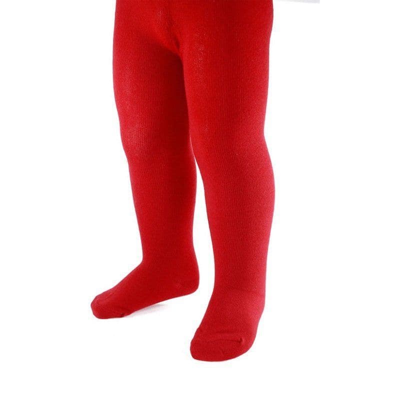 Soft Touch Red Cotton Tights