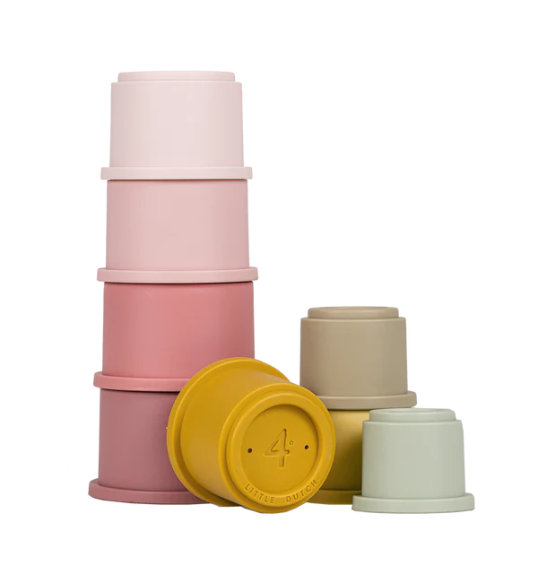Little Dutch Stacking Cups- Pink