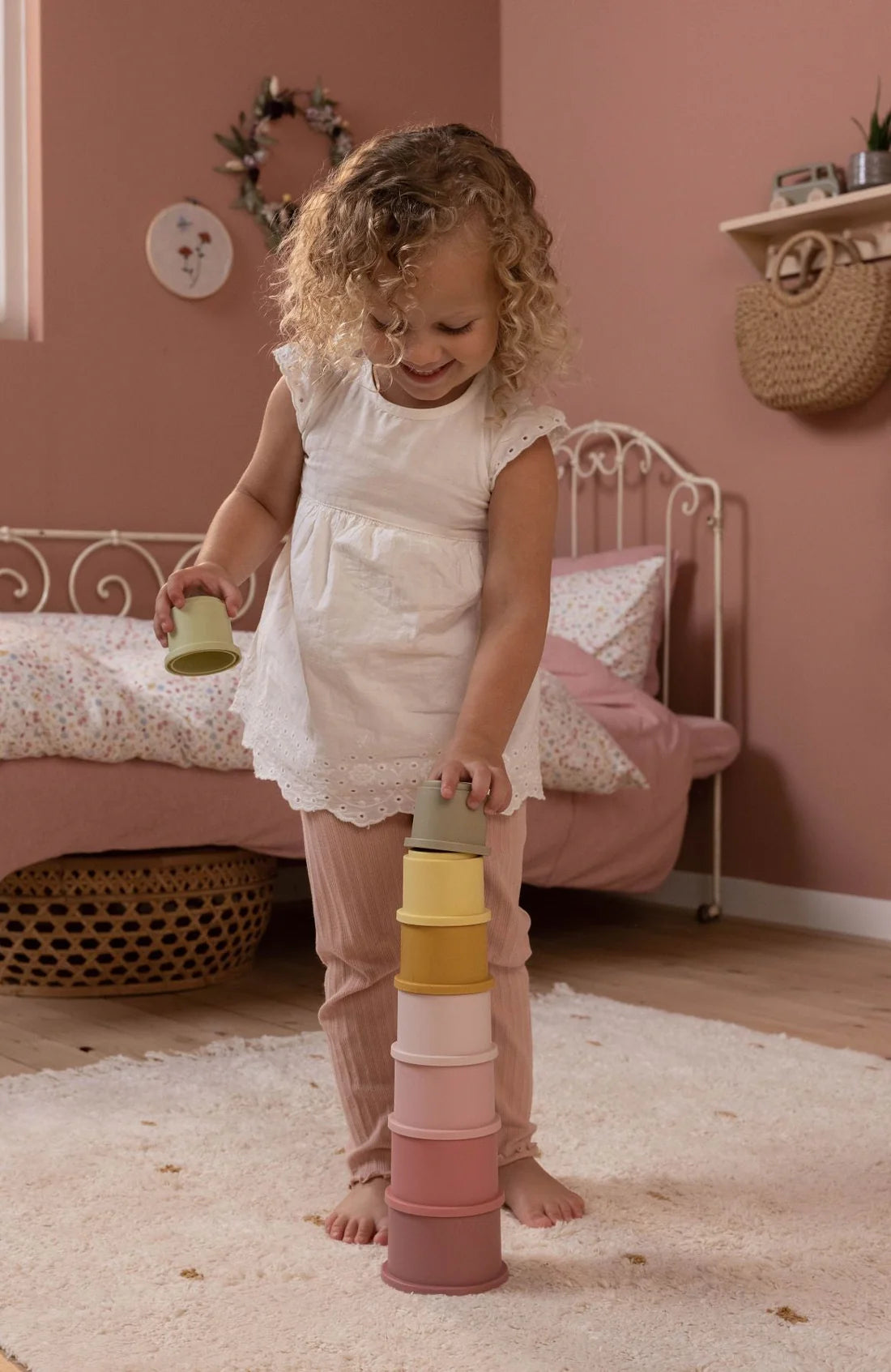 Little Dutch Stacking Cups- Pink