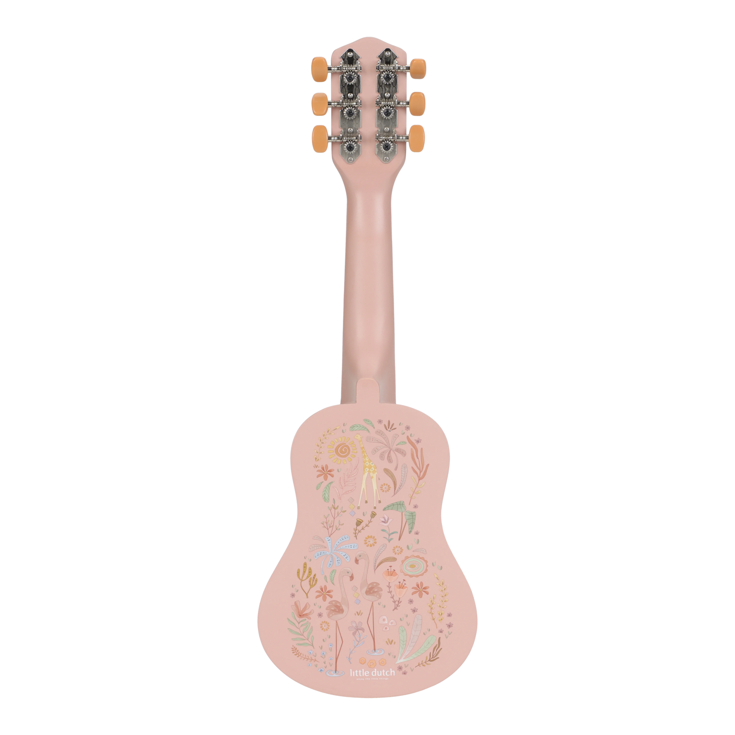 Little Dutch Wooden Guitar Pink - Safari Friends