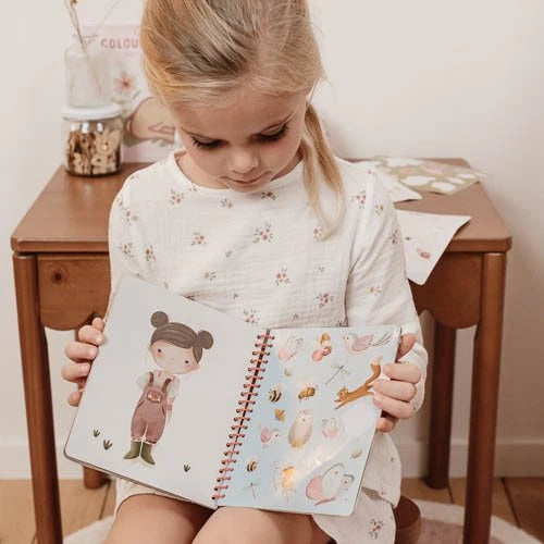 Little Dutch Dress Me Up Sticker Book- Evi Fairy Garden