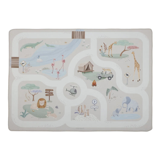 Little Dutch Car Play Mat Safari- Beige
