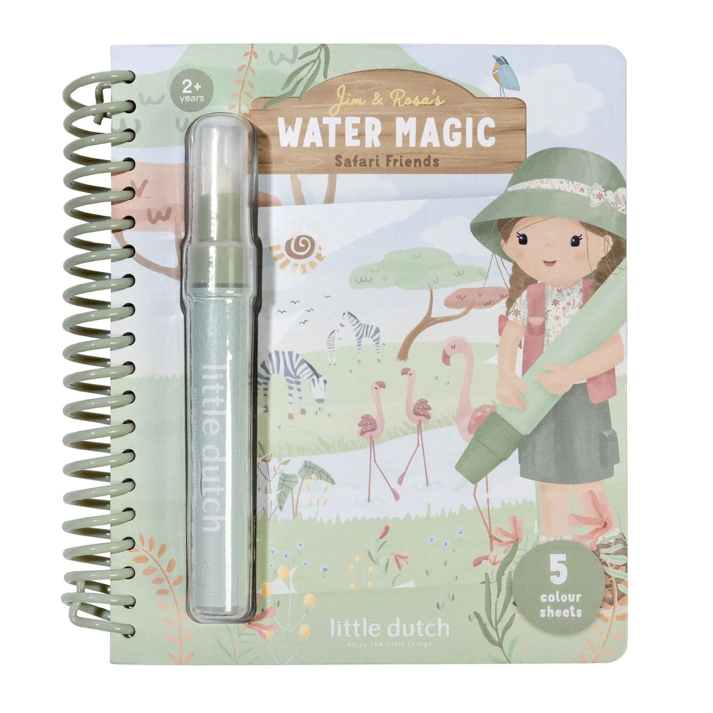 Little Dutch Magical Water Colouring Book- Rosa