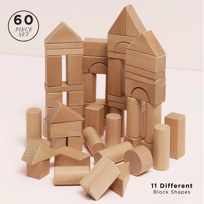 Le Toy Van Natural Wooden Building Blocks