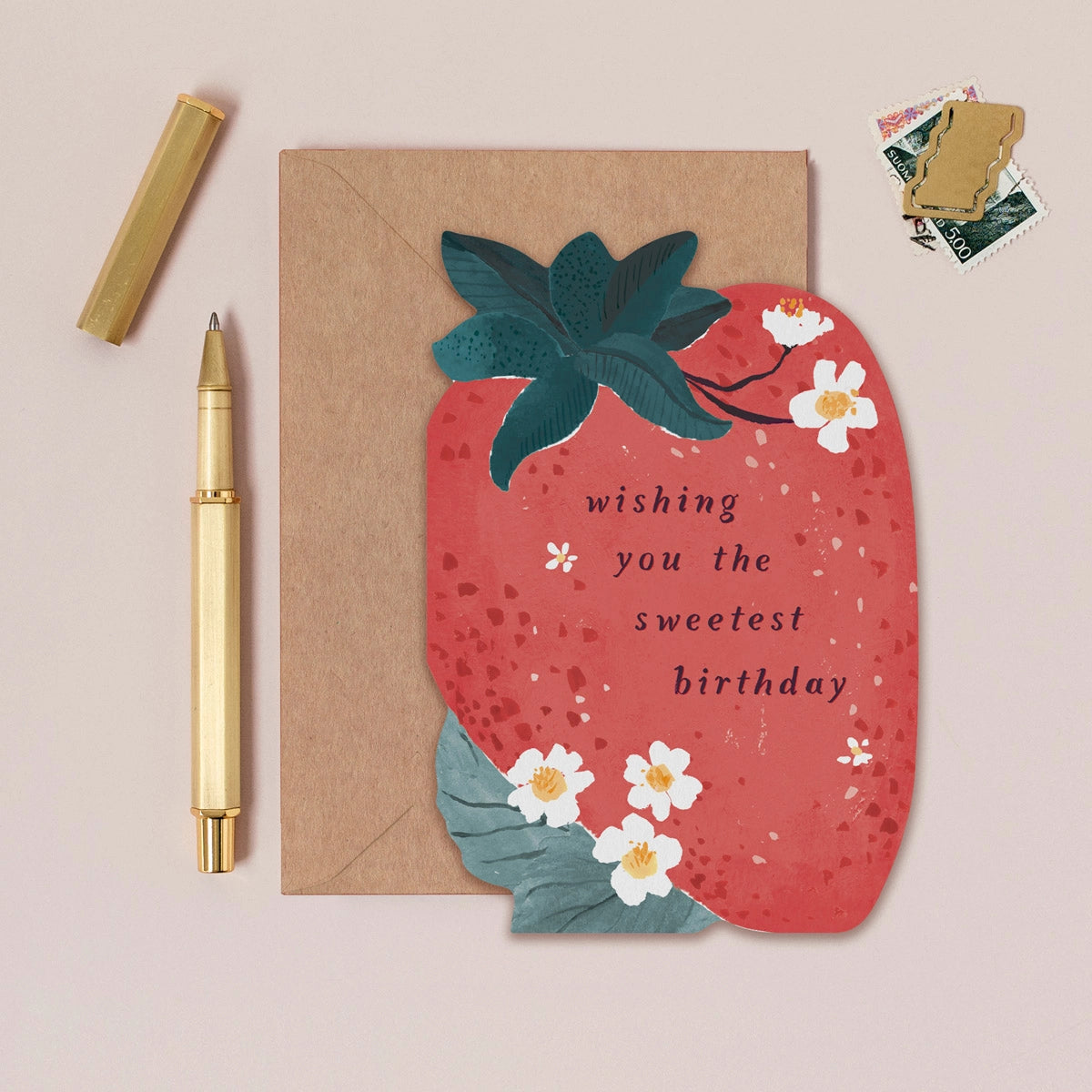 Paper Sister Co. Sweet Strawberry Birthday Card