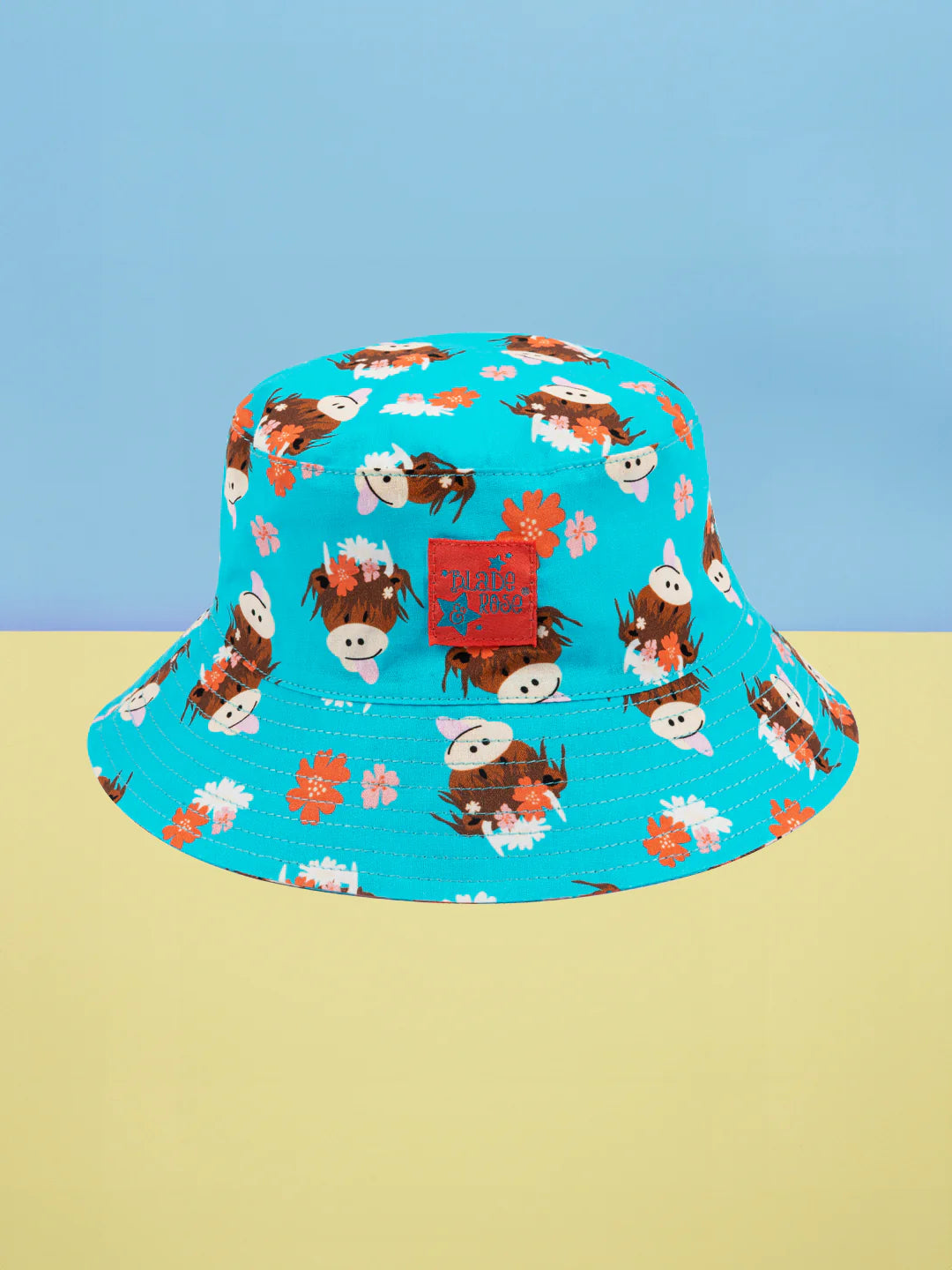 Blade & Rose Bonnie Highland Cow Summer Hat