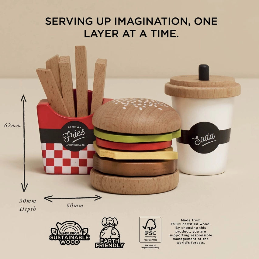 Le Toy Van Gourmet Burger Set