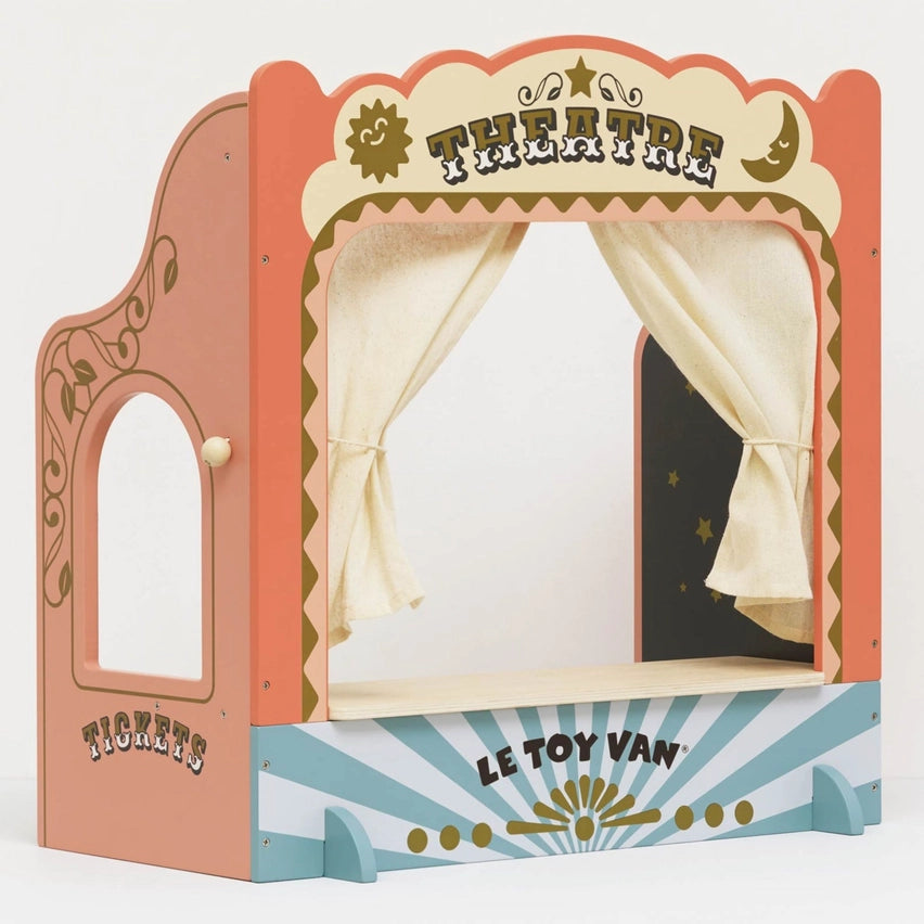 Le Toy Van Tabletop Puppet Wooden Theatre
