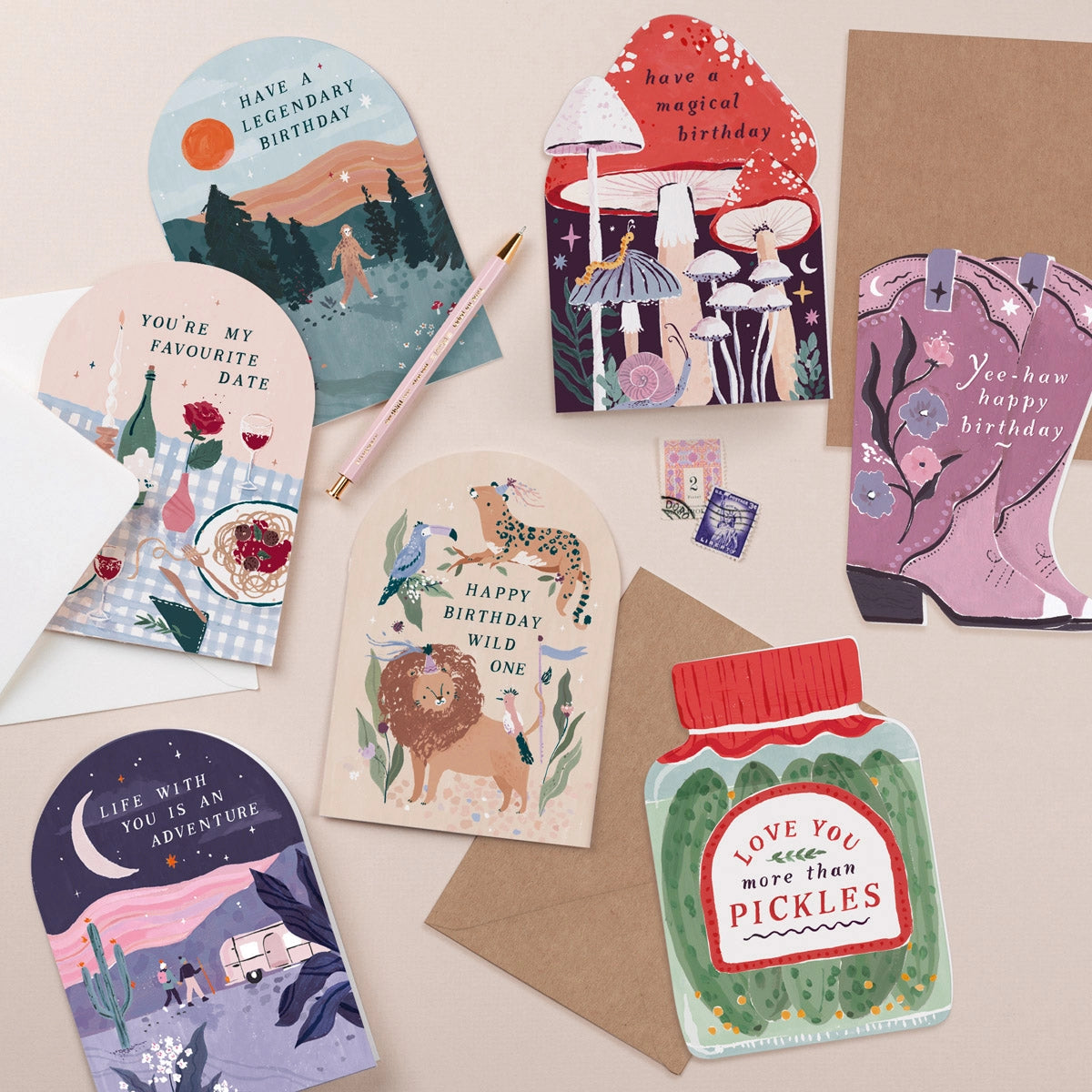 Sister Paper Co. Pickles Birthday Card