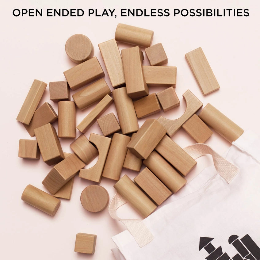 Le Toy Van Natural Wooden Building Blocks