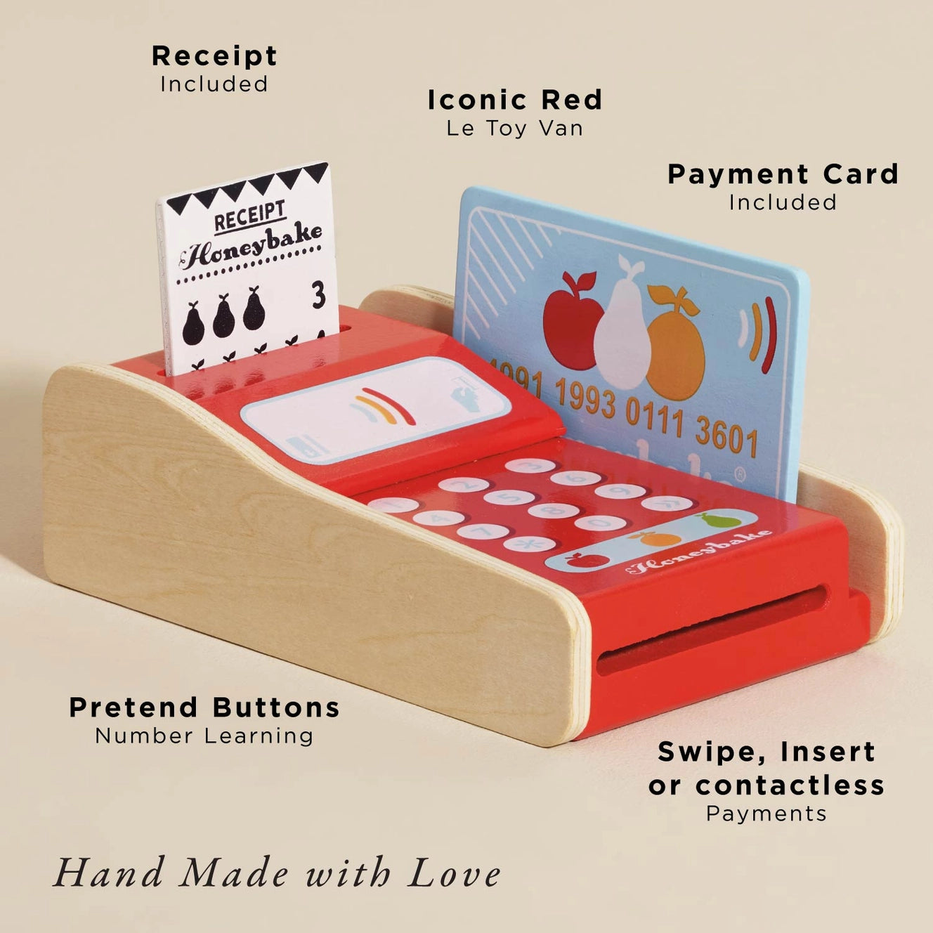 Le Toy Van- Shopping Card Machine