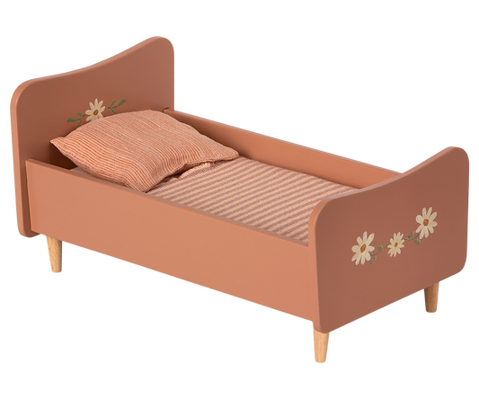 Maileg Miniature Wooden Bed- Rose