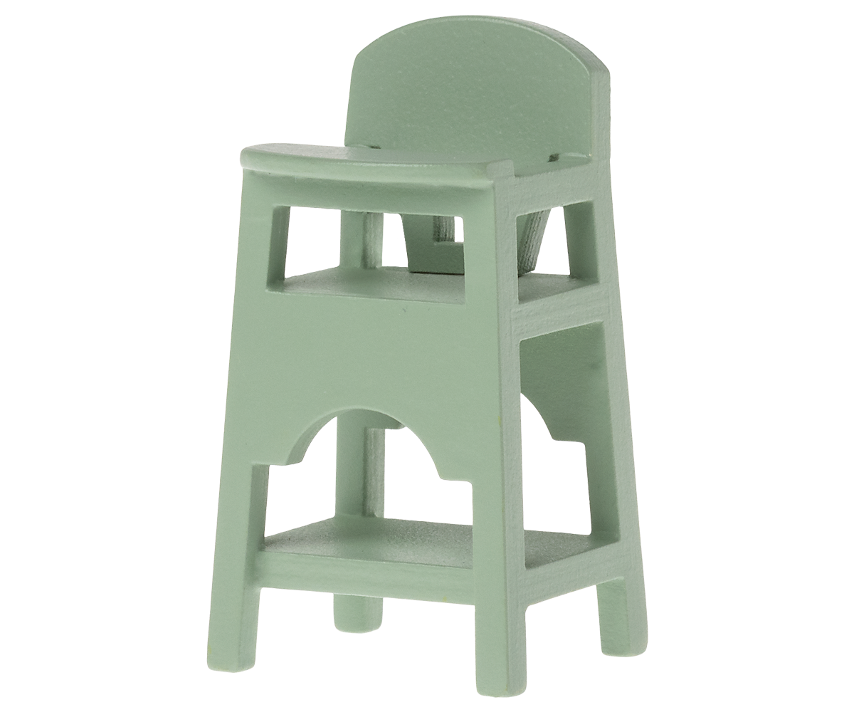 Maileg Mouse High chair - Mint