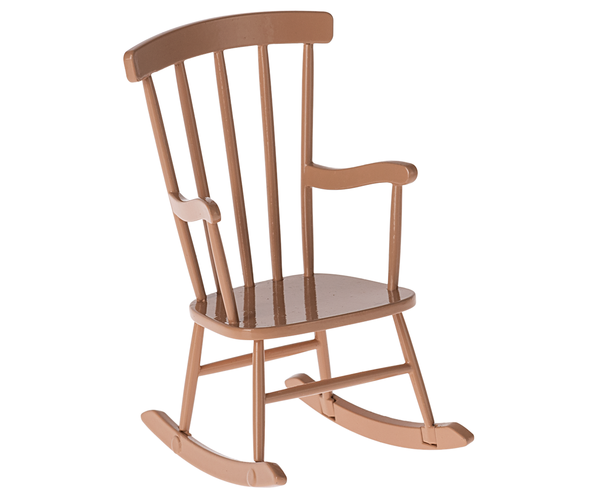 Maileg Mouse Rocking chair - Dark powder