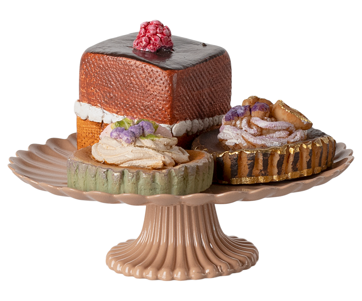 Maileg Miniature Cakes and cakestand