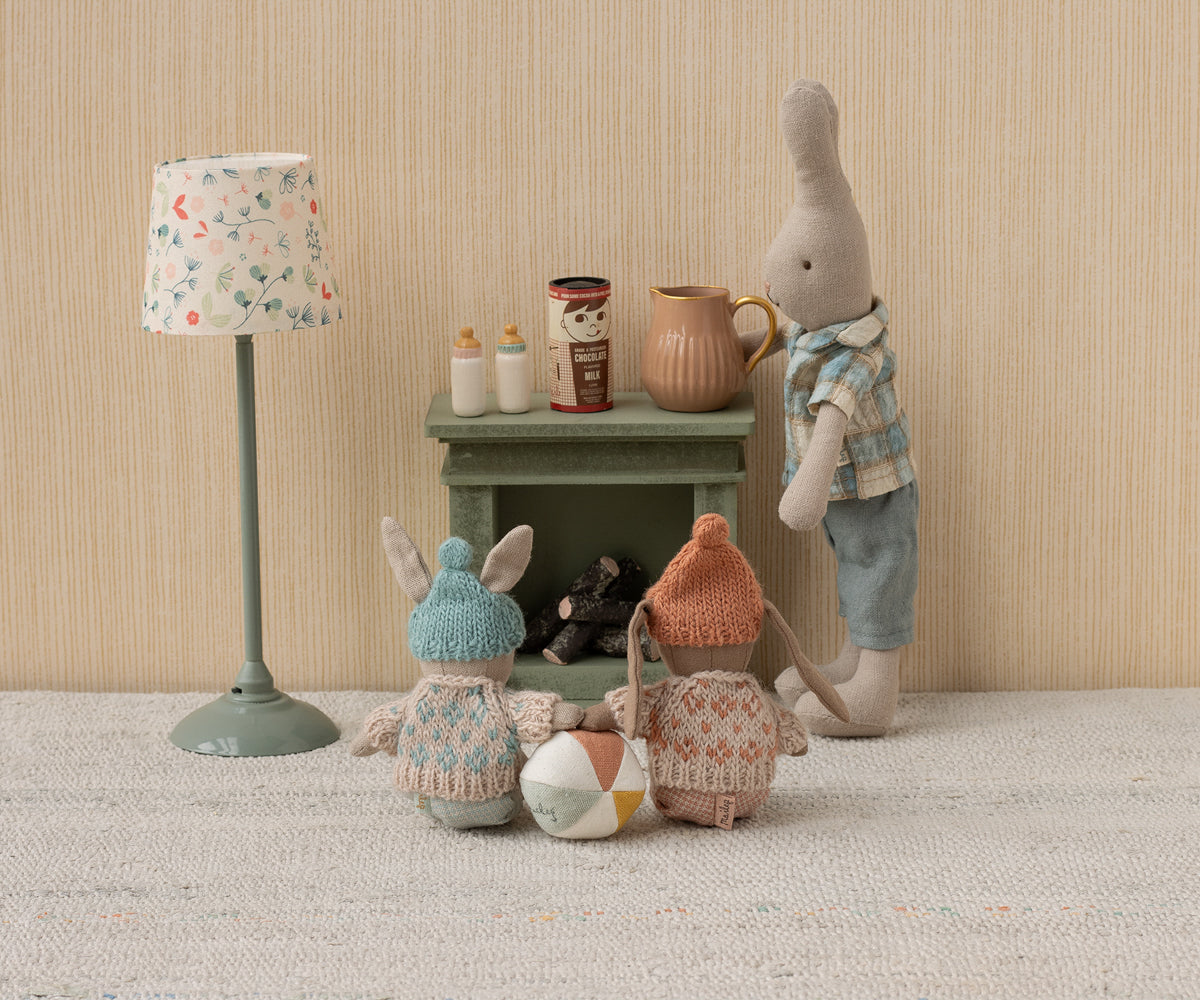 Maileg Miniature Fireplace- Dusty Green